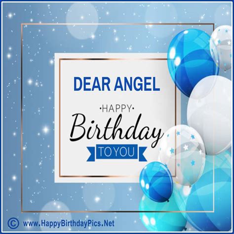 Happy Birthday, Angel! .